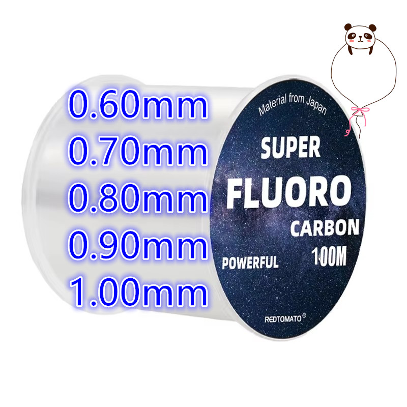 Fluorocarbon Line - 100M duży rozmiar fluorowęglowa żyłka wędkarska