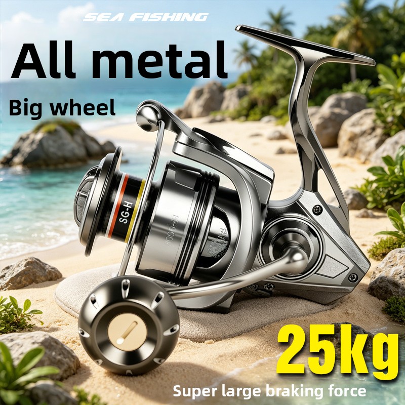 Ice Fishing Line - Wysokiej jakości, w pełni metalowe kołowrotki