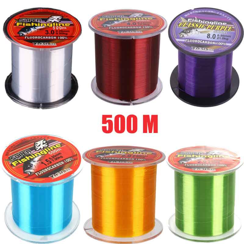 1 szt. 500M żyłka Super mocny  – Fluorocarbon Line recenzja i cena
